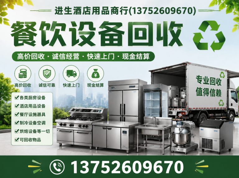 河西区餐饮设备回收展示图